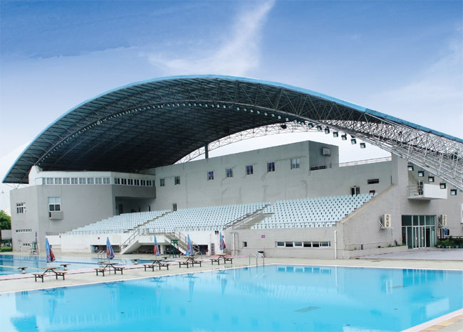 自贡游泳馆网架